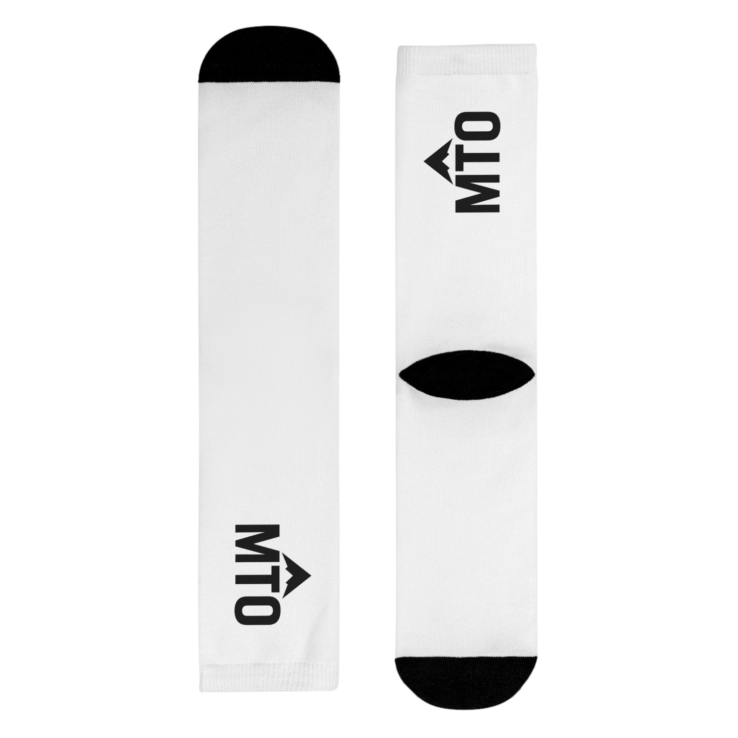 MTO Co - Crew Socks for Active Lifestyle, Personalized Sports Socks, Unique Gift for Holidays, Casual Wear, Fashionable Footwear