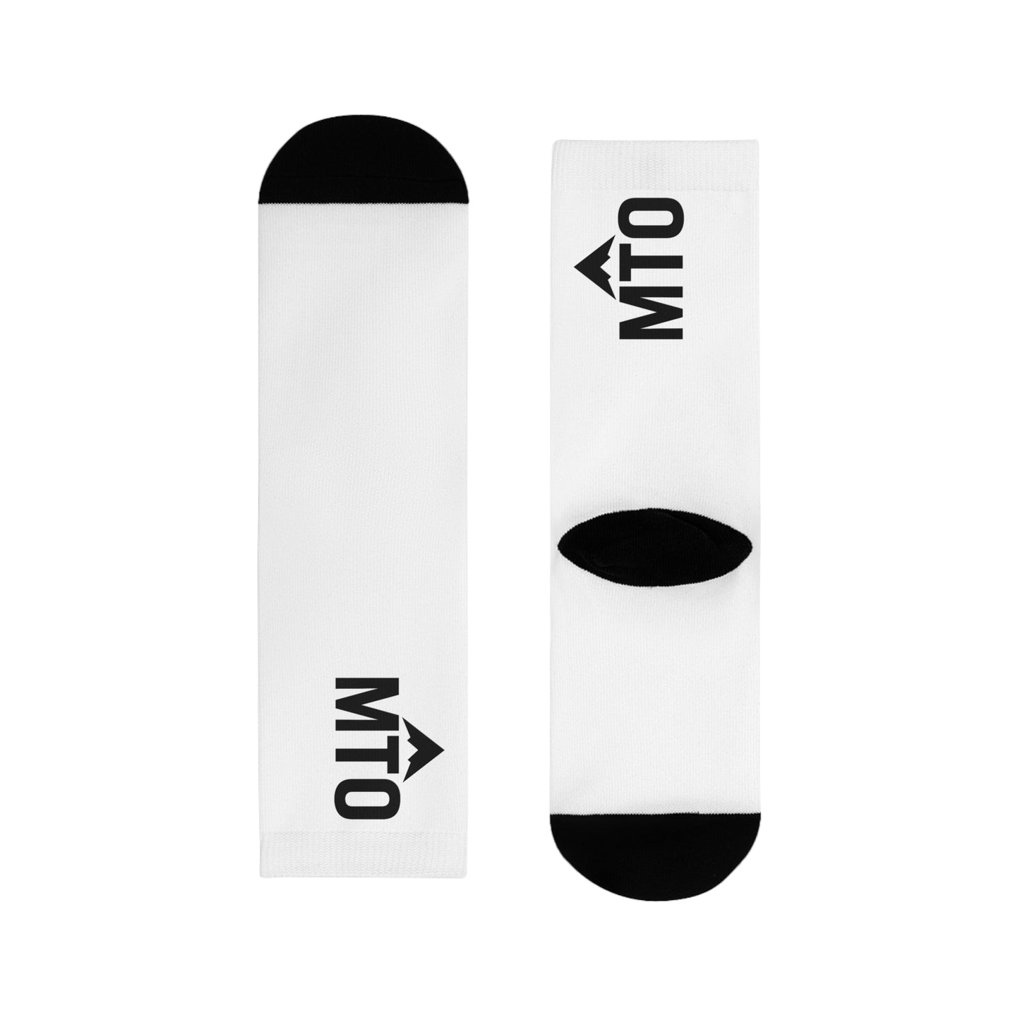 MTO Co - Crew Socks for Active Lifestyle, Personalized Sports Socks, Unique Gift for Holidays, Casual Wear, Fashionable Footwear