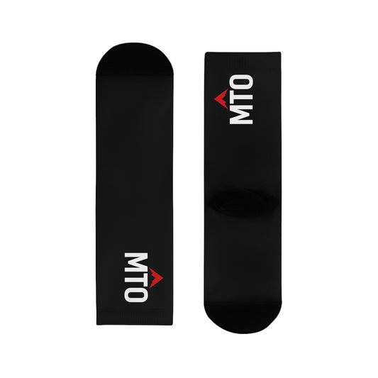 MTO Co - Crew Socks, Casual Footwear, Unique Gift, Everyday Use, Comfortable Style, Sportswear Accessory