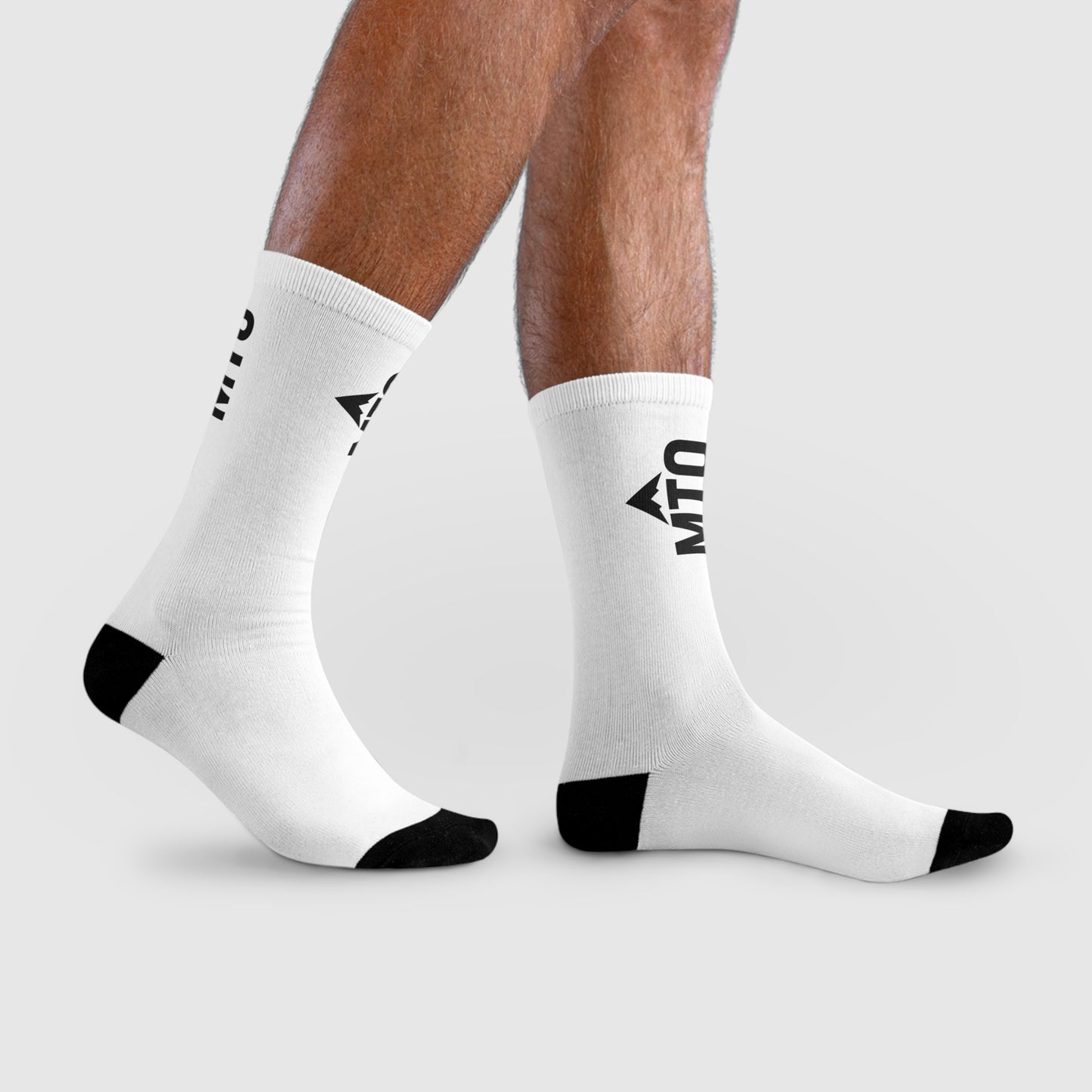MTO Co - Crew Socks for Active Lifestyle, Personalized Sports Socks, Unique Gift for Holidays, Casual Wear, Fashionable Footwear